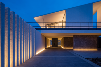 富士見ヶ丘プロジェクト エントランス夜